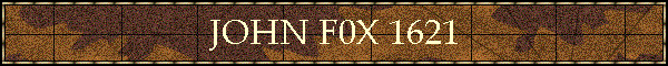 JOHN F0X 1621